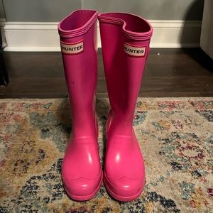 Little girls Hunter Rain Boots